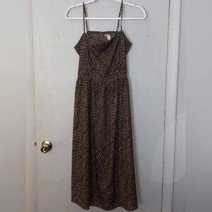 Goodthreads Women's Georgette Smock-Back Cami Maxi Dress M